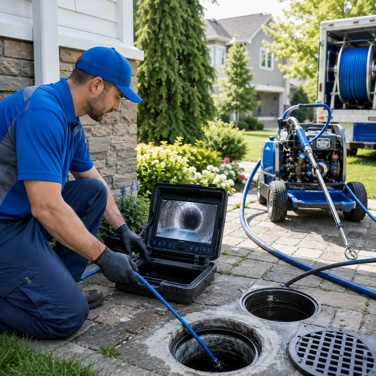 Outdoor drain cleaning professionals serving Hanston, KS