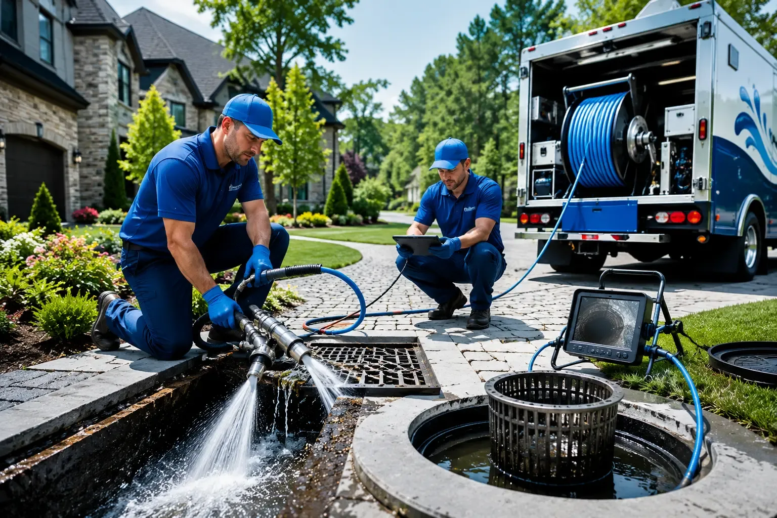 Local outdoor drain cleaning professionals in Hanston, KS